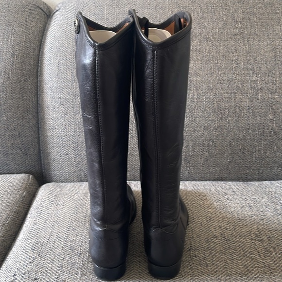 Frye Melissa Black leather boots Size: 7.5B - Picture 5 of 16